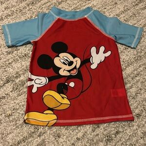 Mickey Mouse Rash Guard Top